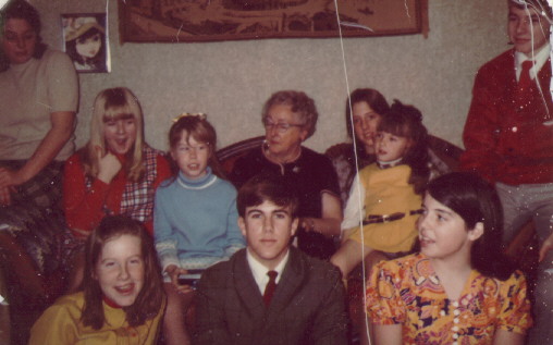 Nellie Trask
with Some of Her Grandchildren, 1972