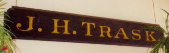 J. H. Trask's Store Sign