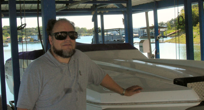 Kurt with His Boat