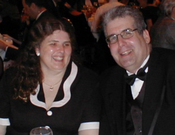 Scott Edelman with his wife, Irene Vartanoff