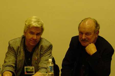 Gregory Frost and Joe Haldeman at the Mass Signing