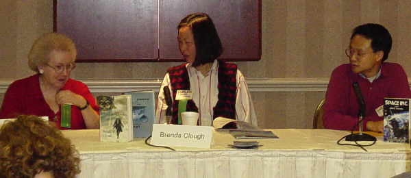 Fruma Klass on a Panel at Capclave 2003 with Brenda Clough