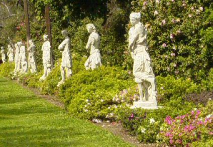 Statues at Huntington Gardens
