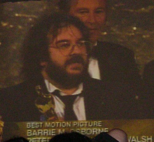 Peter Jackson Accepts the Best Picture Oscar for Return of the King