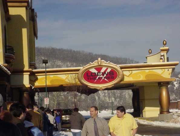 Line for Trilogy Tuesday in Pittsburgh, About 10:15 am