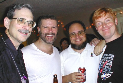Boston in 2004 Party - Dennis Virzi, Scott Bobo, Kurt Baty & Friend