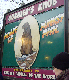 Gobbler's Knob Sign, 02/02/05