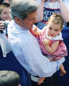 An AP or Reuters Photo of John Kerry, 7/6/2004