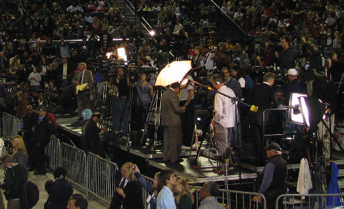 TV camera area