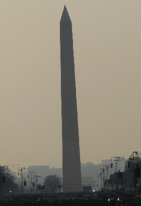 The Washington Monument from the Capitol Side