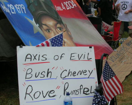 Axis of Evil:  Bush, Cheney, Rove, Rumsfeld