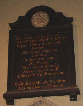 Jonathan Swift's Plaque