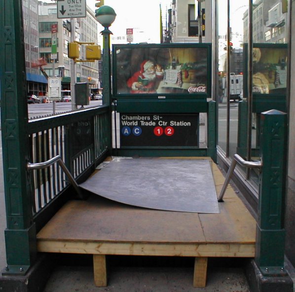 Chambers St. Subway Entrance
