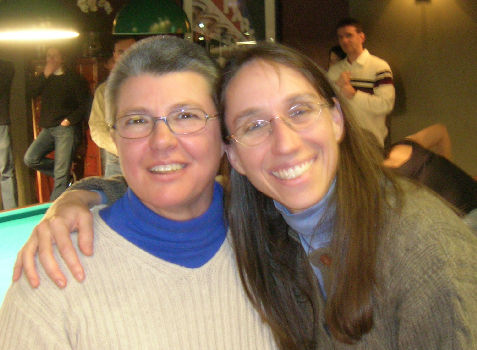 Bonnie Aharonian and Lisa